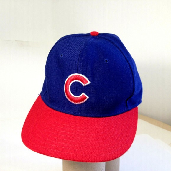 New Era Accessories Vintage New Era Authentic Diamond Collection Cubs Baseball Hat Cap Wool